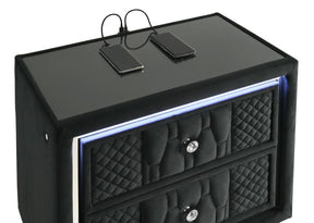Lorient 4-Piece Bedroom Set Black