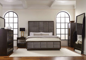 Durango Panel Bedroom Set Grey and Smoked Peppercorn - Half Price Furniture