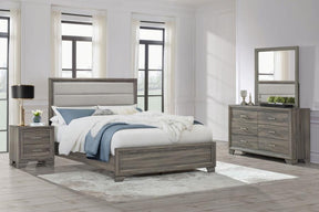 Wright 4-Piece Bedroom Set Brown Oak - King