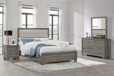 Wright 4-Piece Bedroom Set Brown Oak - Queen