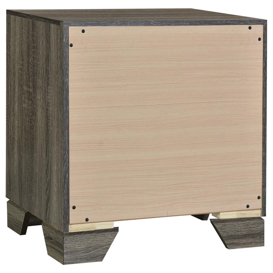 Wright 4-Piece Bedroom Set Brown Oak
