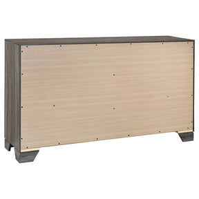 Wright 4-Piece Bedroom Set Brown Oak