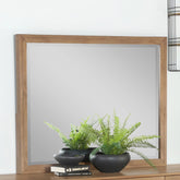 Taylor Rectangular Dresser Mirror Light Honey Brown Half Price Furniture