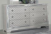 Eleanor Rectangular 6-drawer Dresser Metallic Half Price Furniture