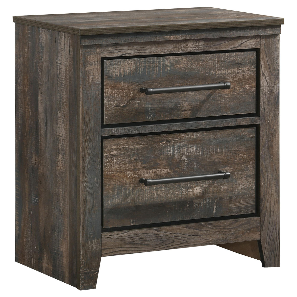Ridgedale 2-drawer Nightstand Weathered Dark Brown  Half Price Furniture