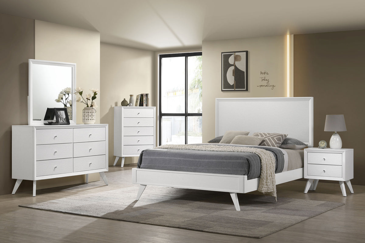 Janelle Bedroom Set White - Bedroom Set - Half Price Furniture