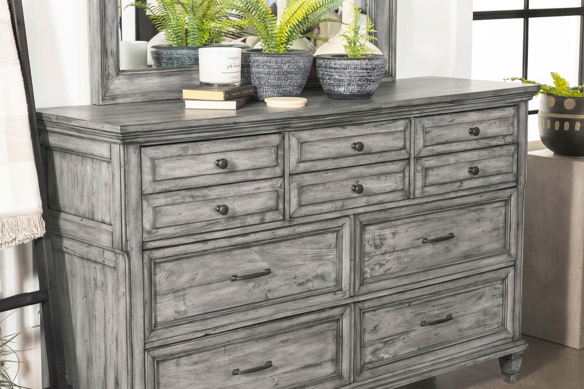 Avenue 8-drawer Rectangular Dresser Grey  Half Price Furniture