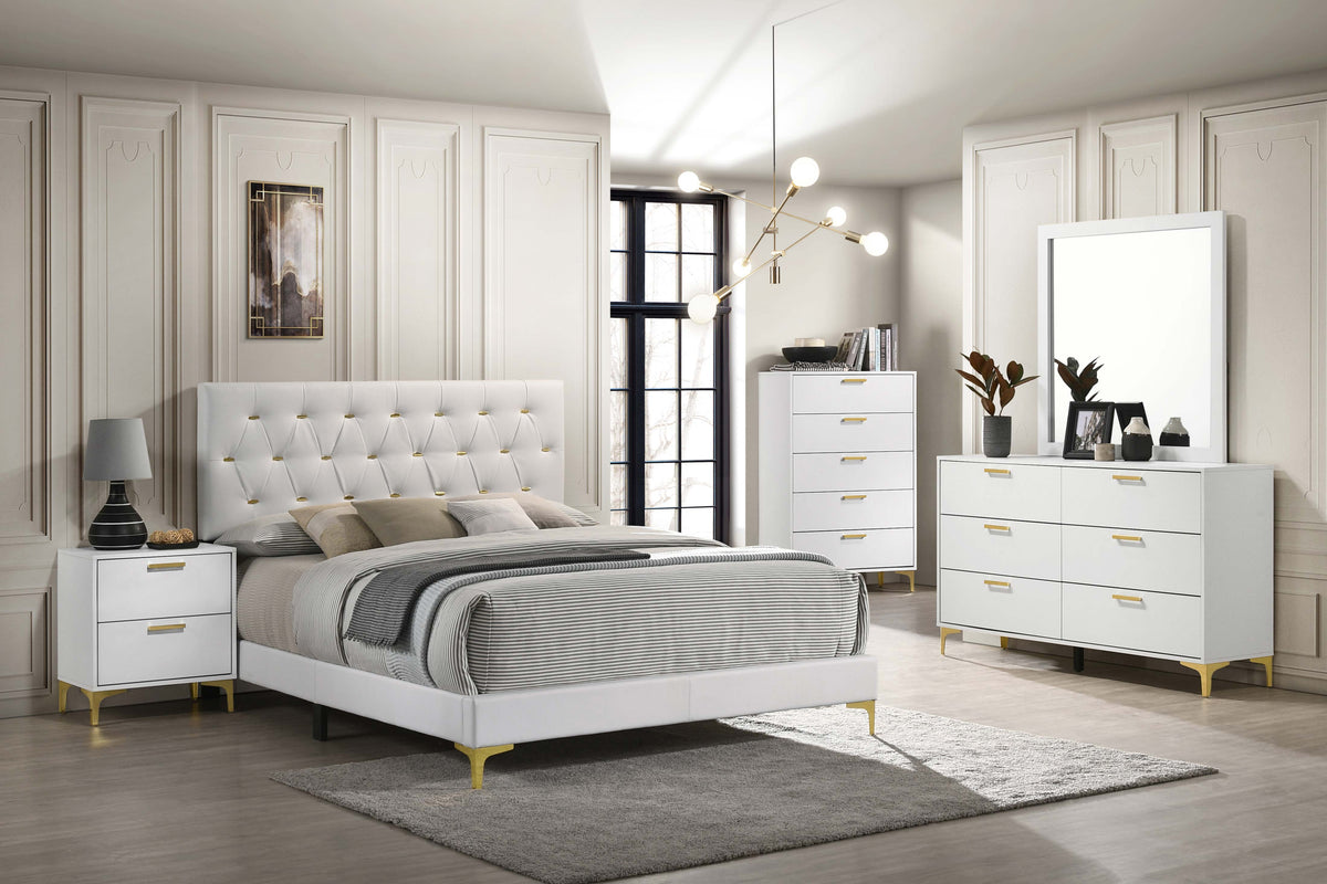 Kendall Bedroom Set White - Bedroom Set - Half Price Furniture