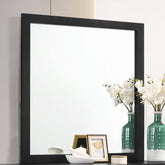 Kendall Square Dresser Mirror Black Half Price Furniture