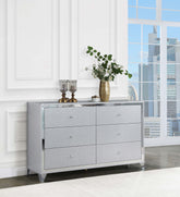 Larue 6-drawer Dresser Silver  Half Price Furniture