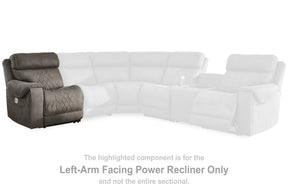 Hoopster 6-Piece Power Reclining Sectional - Half Price Furniture