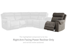 Hoopster 6-Piece Power Reclining Sectional - Half Price Furniture