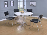 Retro 5-piece Round Dining Set Retro 5-piece Round Dining Set Half Price Furniture