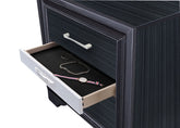 Naima Black Nightstand Half Price Furniture
