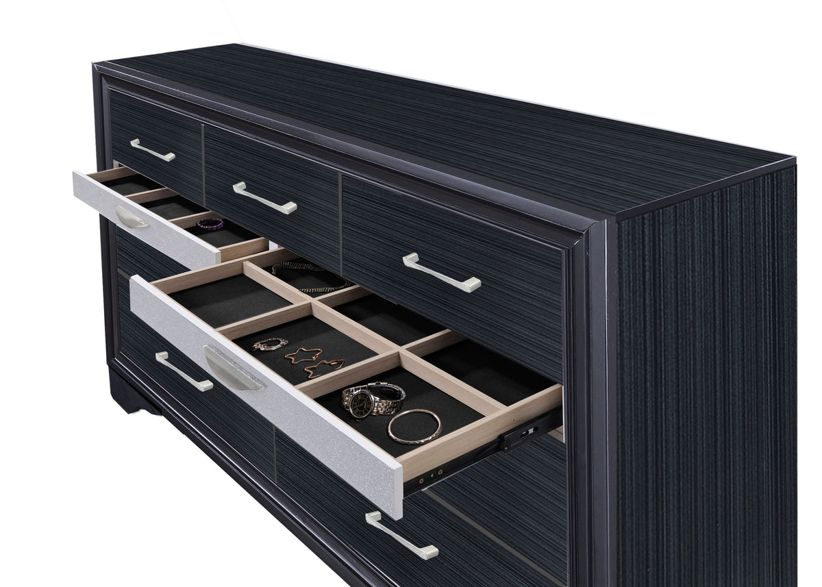 Naima Black Dresser Half Price Furniture