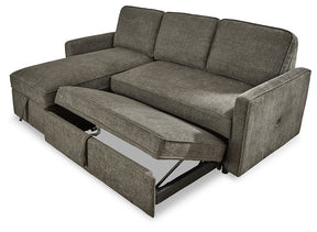 Kerle 2-Piece Sectional with Pop Up Bed - Half Price Furniture