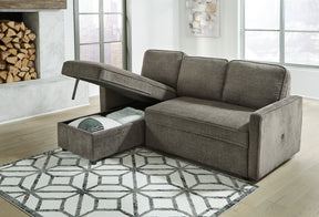 Kerle 2-Piece Sectional with Pop Up Bed - Half Price Furniture