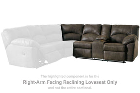 Tambo 2-Piece Reclining Sectional Half Price Furniture