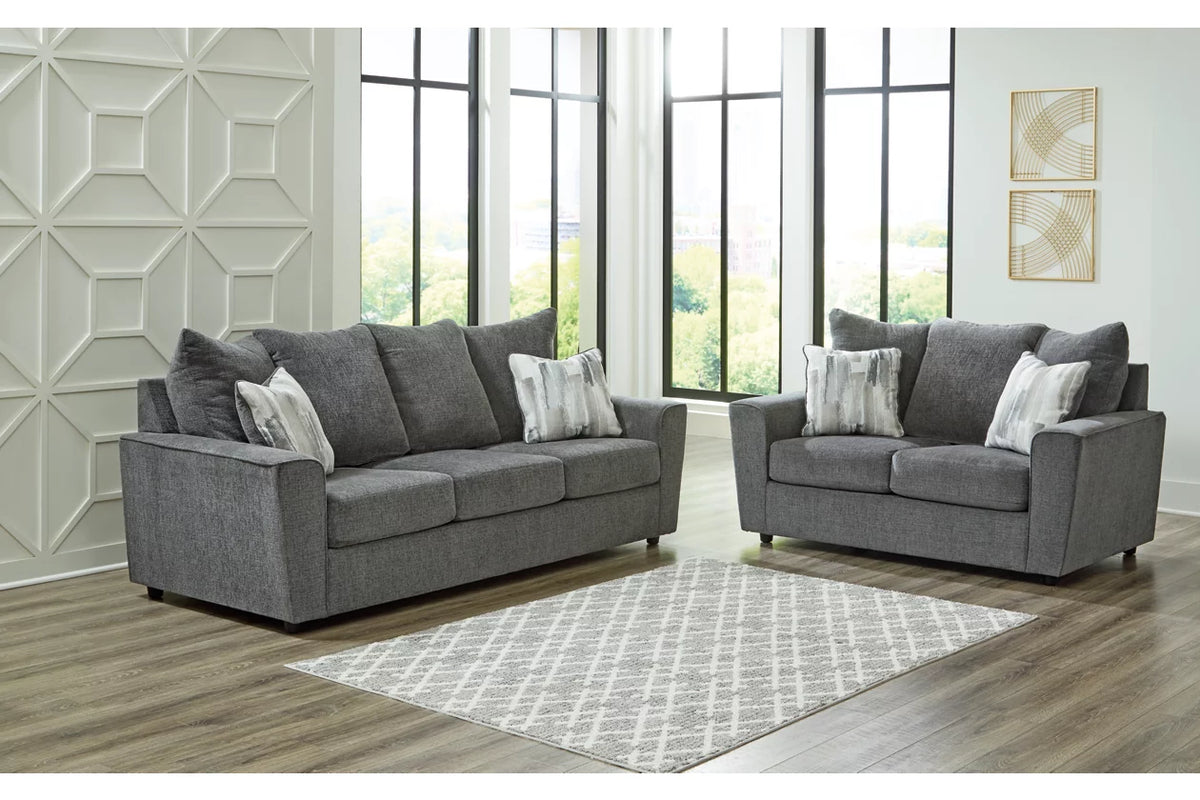 Stairatt 2 Pc. Sofa & Loveseat set Stairatt 2 Pc. Sofa & Loveseat set Half Price Furniture