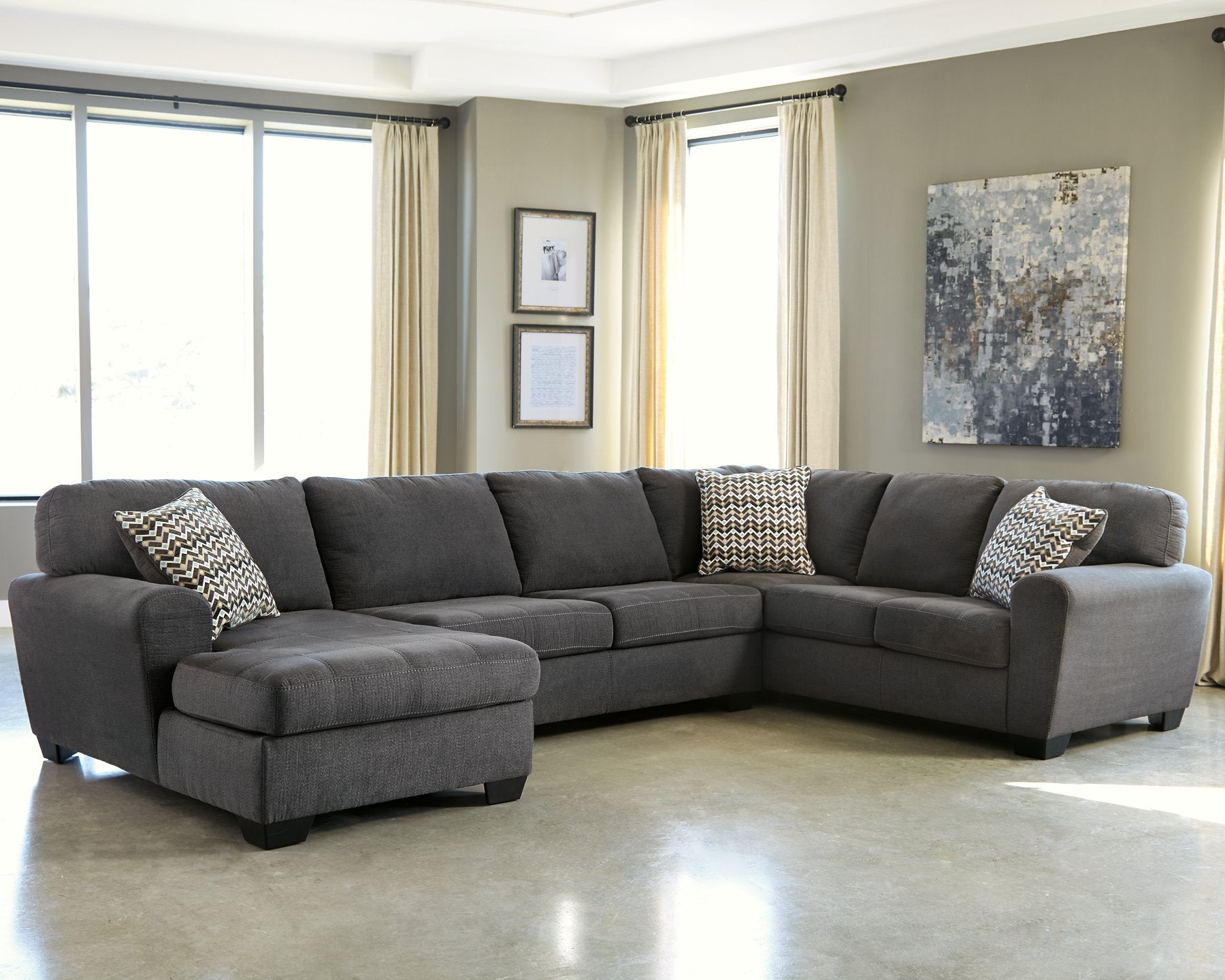 Ambee 3-Piece Sectional with Chaise Ambee 3-Piece Sectional with Chaise Half Price Furniture