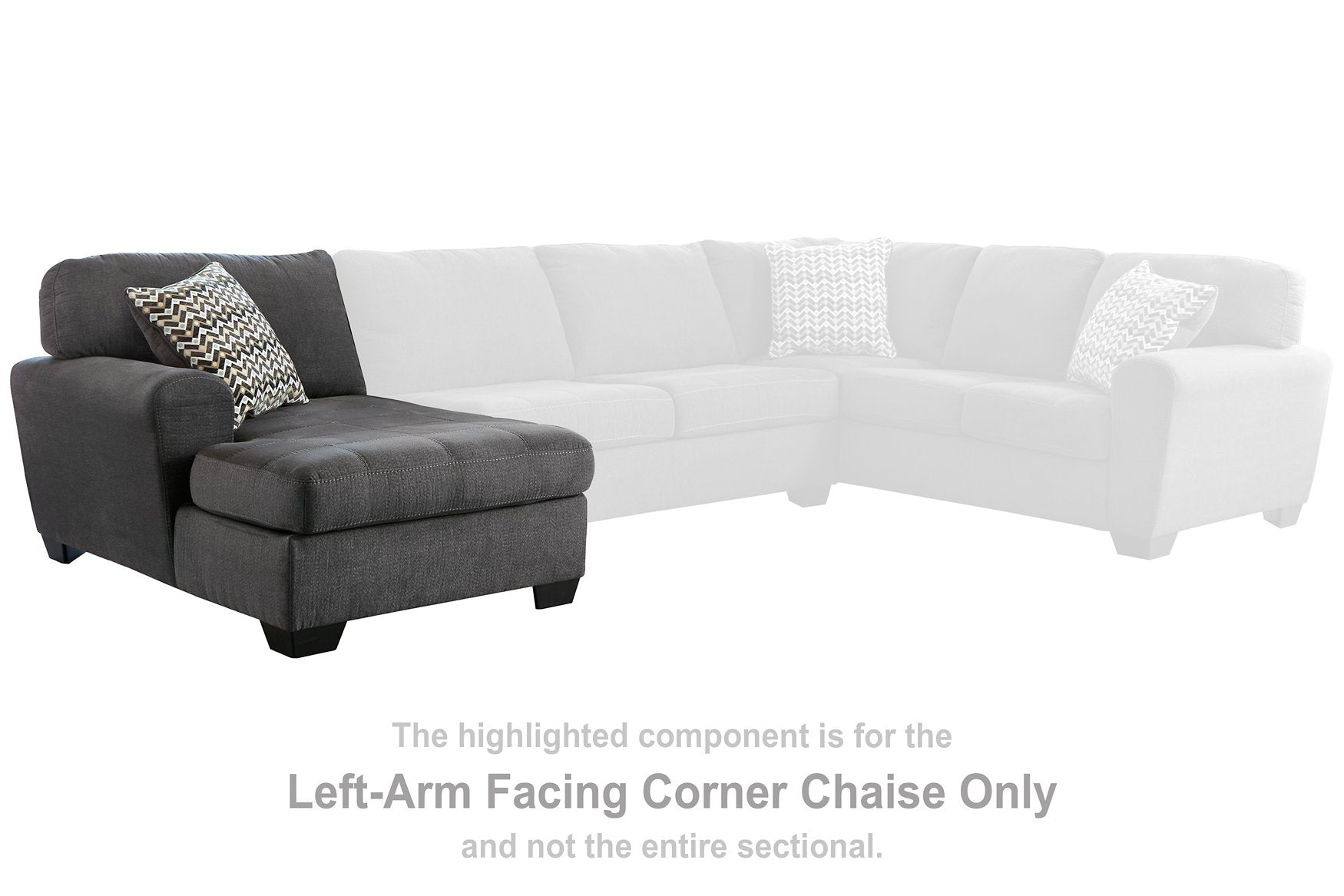 Ambee 3-Piece Sectional with Chaise - Half Price Furniture