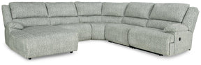 McClelland Reclining Sectional with Chaise - Half Price Furniture