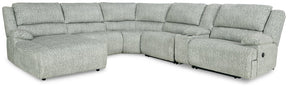 McClelland Reclining Sectional with Chaise - Half Price Furniture