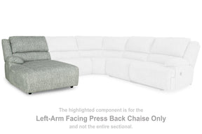 McClelland Reclining Sectional with Chaise - Half Price Furniture