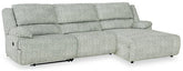 McClelland Reclining Sectional with Chaise Half Price Furniture