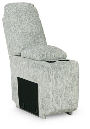 McClelland Reclining Sectional Loveseat with Console Half Price Furniture
