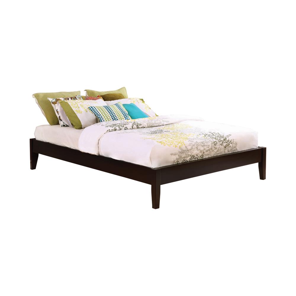 Hounslow Full Platform Bed Cappuccino  Half Price Furniture