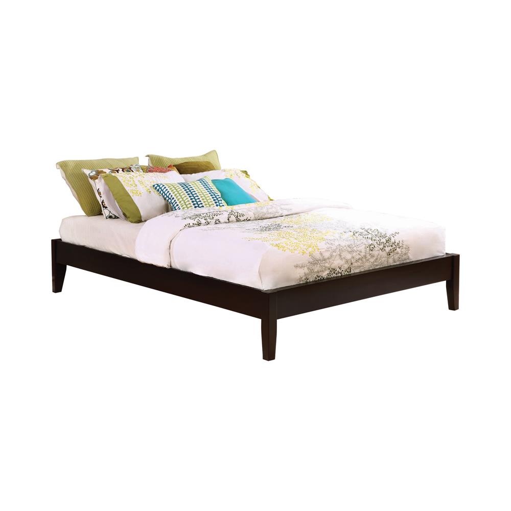 Hounslow Queen Universal Platform Bed Cappuccino  Half Price Furniture
