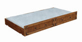 Oakdale Storage Trundle Rustic Honey Half Price Furniture