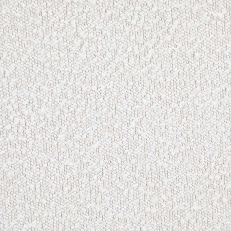 Nala Queen Bouclé Upholstered Platform Bed Cream