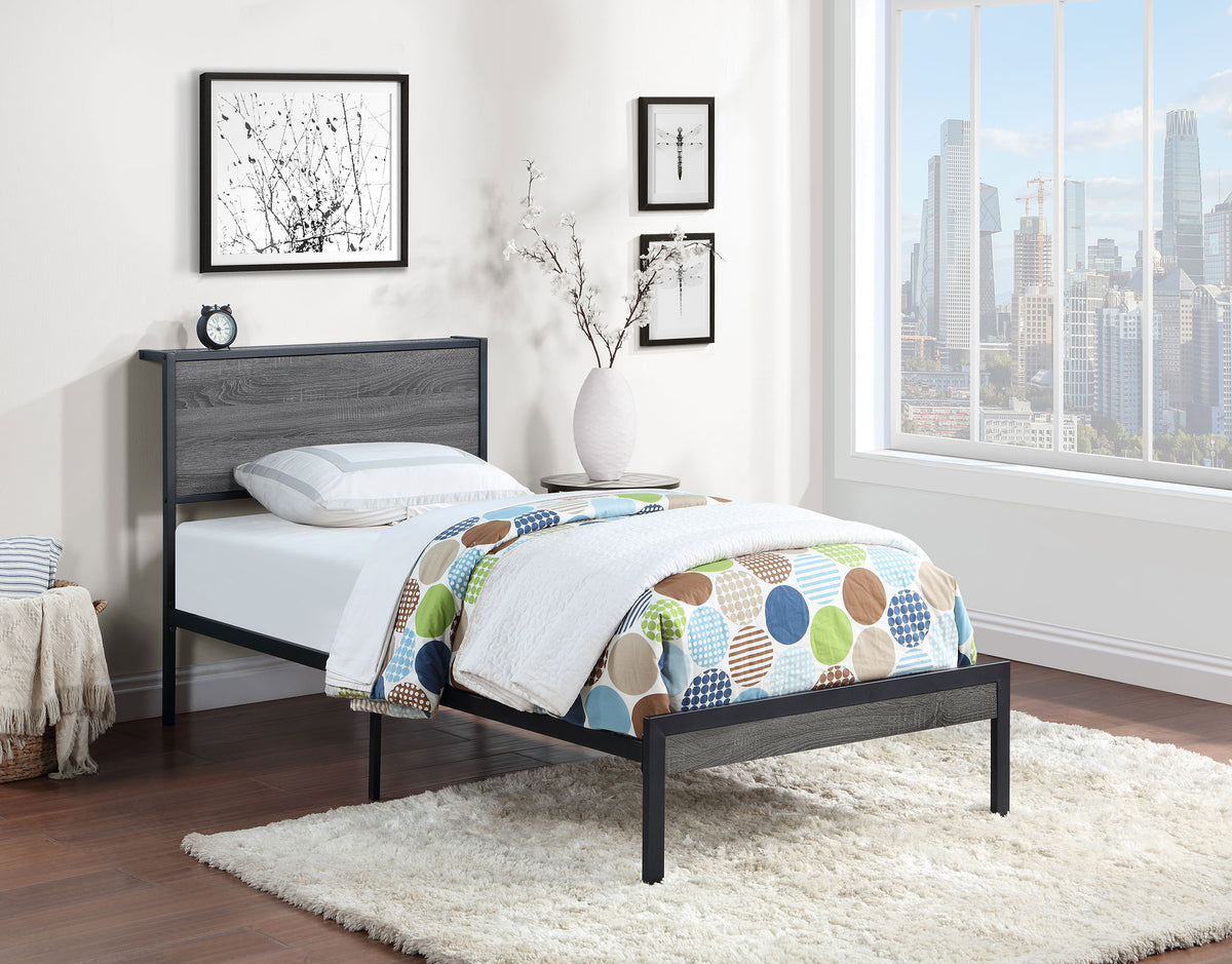 Ricky Platform Bed  Half Price Furniture