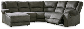 Benlocke Reclining Sectional with Chaise - Sectional - Half Price Furniture
