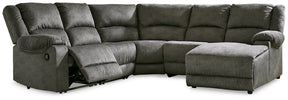 Benlocke Reclining Sectional with Chaise - Half Price Furniture