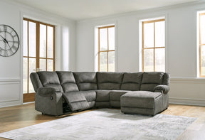 Benlocke Reclining Sectional with Chaise - Sectional - Half Price Furniture