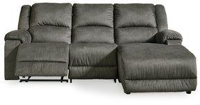 Benlocke Reclining Sectional with Chaise - Half Price Furniture