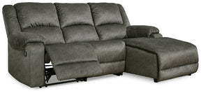 Benlocke Reclining Sectional with Chaise - Sectional - Half Price Furniture