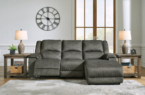 Benlocke Reclining Sectional with Chaise - Sectional - Half Price Furniture