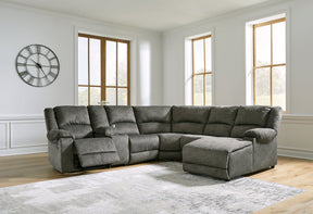 Benlocke Reclining Sectional with Chaise - Sectional - Half Price Furniture