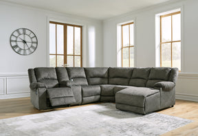 Benlocke Reclining Sectional with Chaise - Half Price Furniture