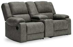 Benlocke 3-Piece Reclining Loveseat with Console  Half Price Furniture