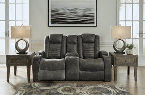 Soundcheck Power Reclining Loveseat with Console - Half Price Furniture