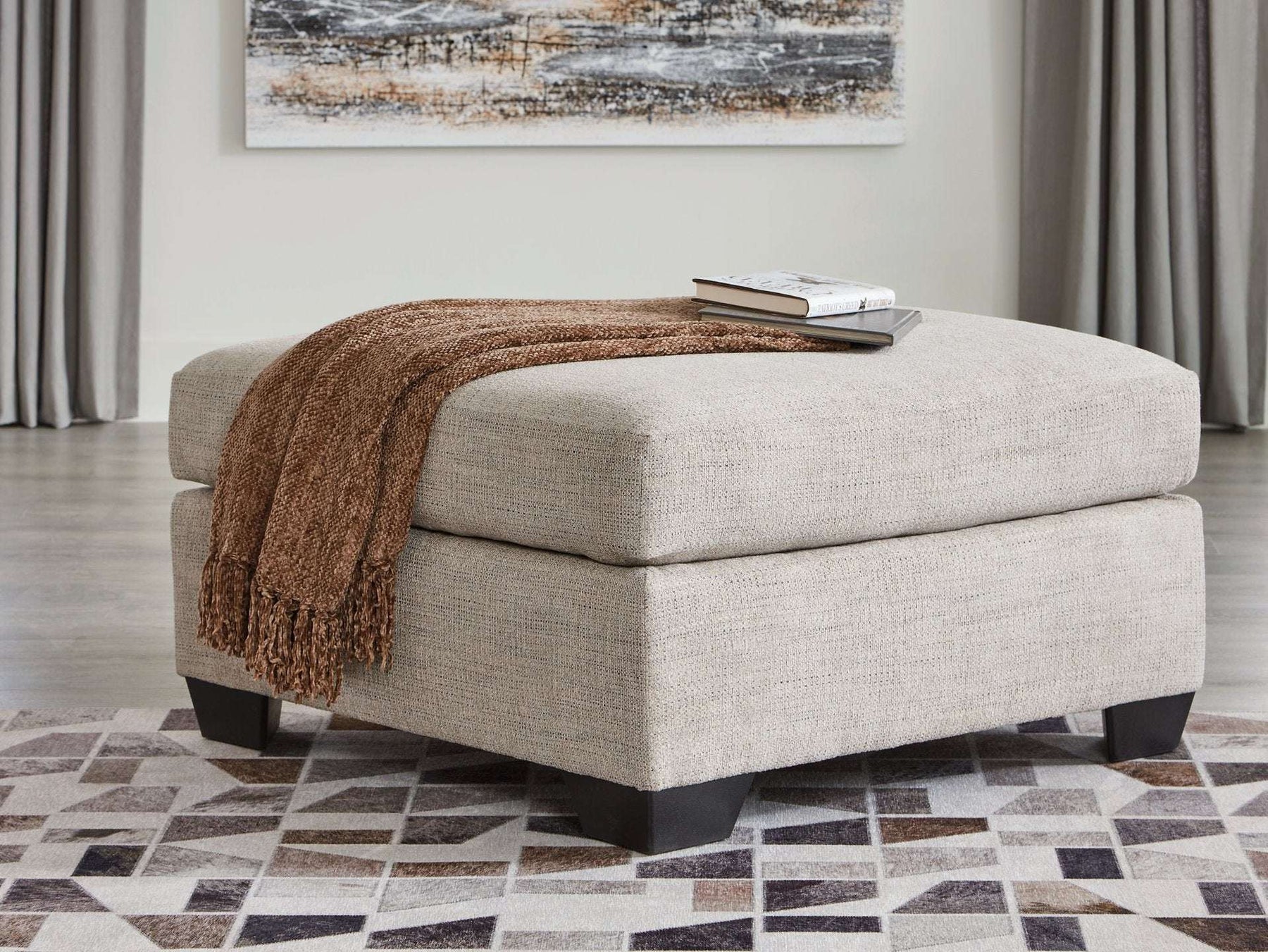 Mahoney Oversized Accent Ottoman - Half Price Furniture