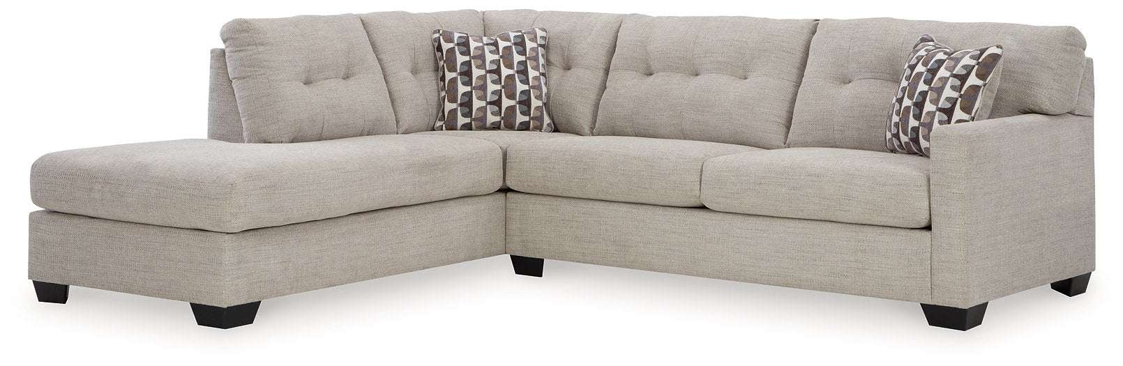 Mahoney 2-Piece Sleeper Sectional with Chaise Half Price Furniture