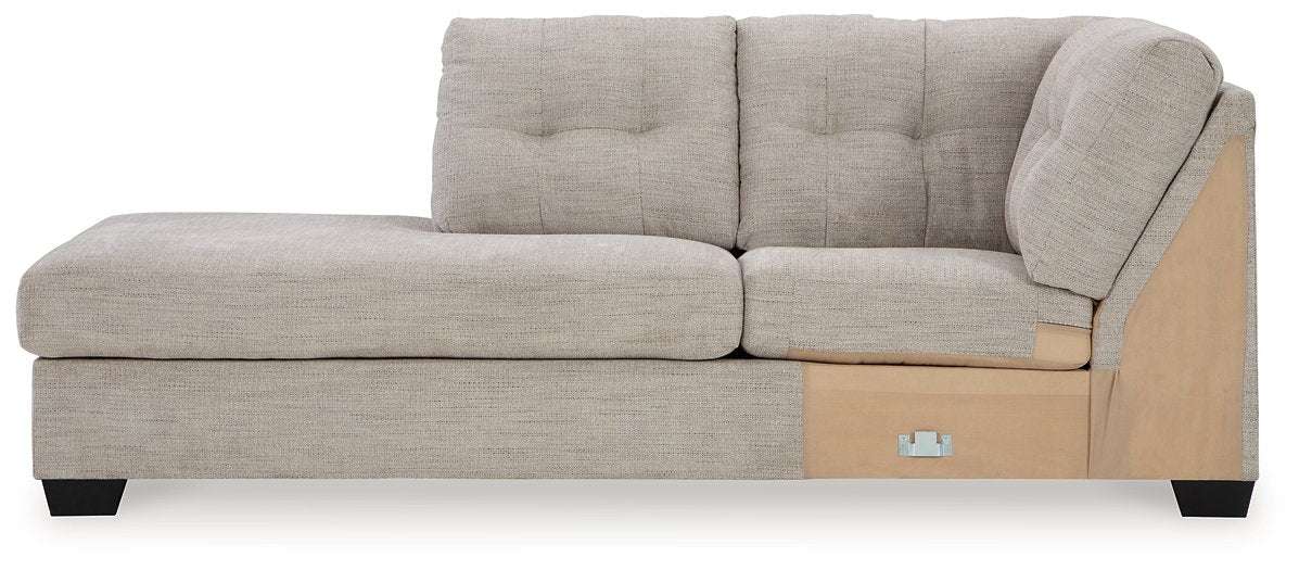 Mahoney 2-Piece Sleeper Sectional with Chaise Half Price Furniture
