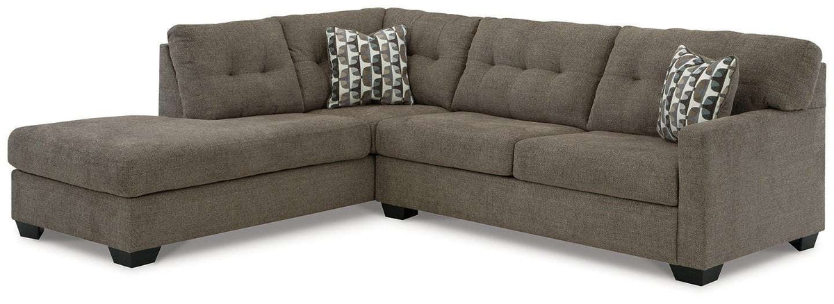 Mahoney 2-Piece Sleeper Sectional with Chaise Half Price Furniture