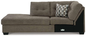 Mahoney 2-Piece Sleeper Sectional with Chaise Half Price Furniture